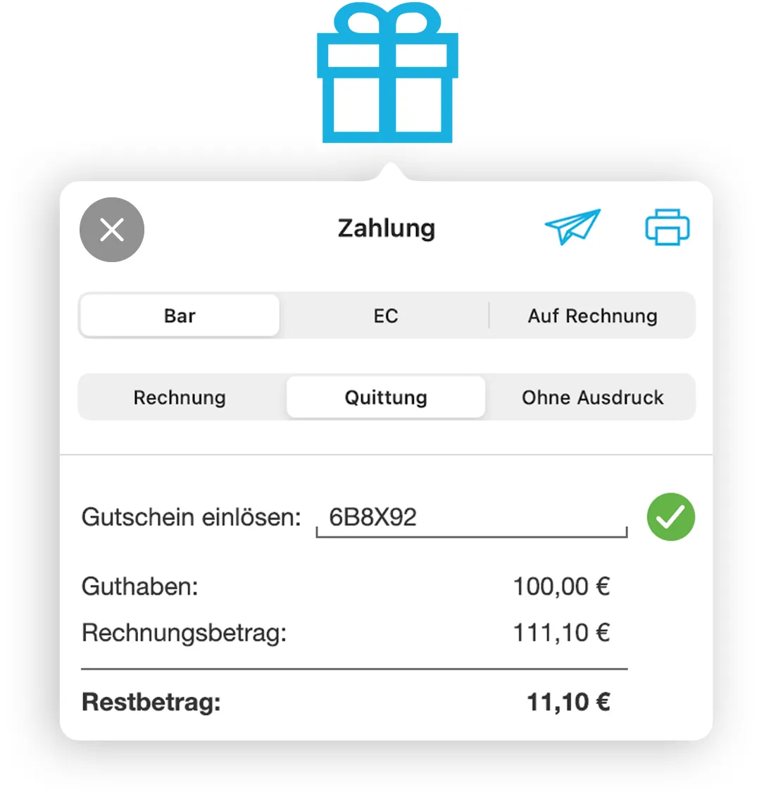 iPrax Praxisoftware Physiotherapie Gutscheinverwaltung
