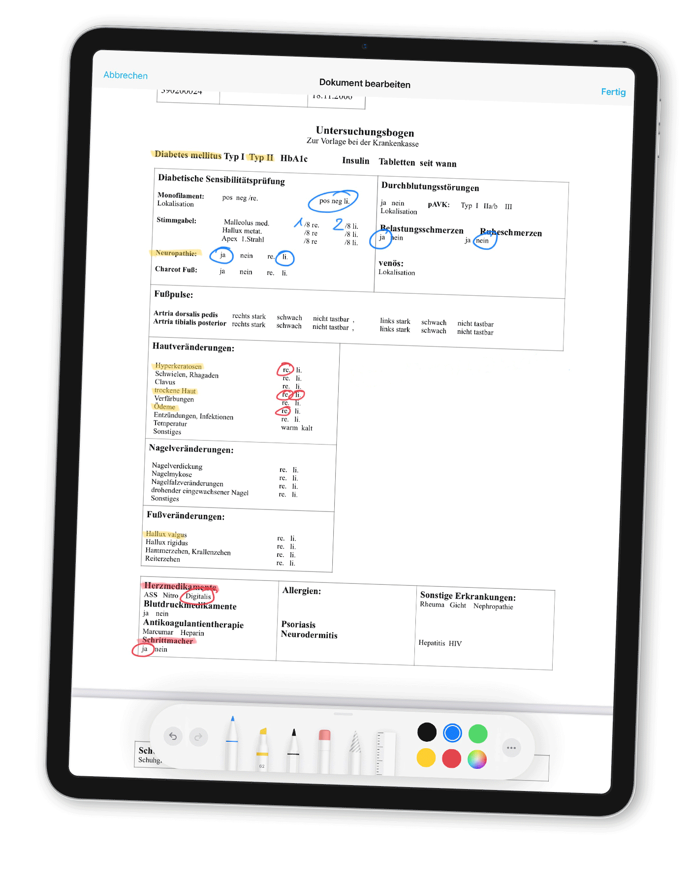 iPrax Praxisoftware Podologie Papierlos